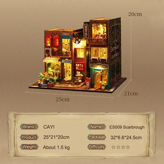 minicity book nook kit