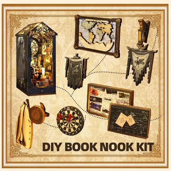 train book nook kit