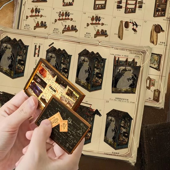 train book nook kit
